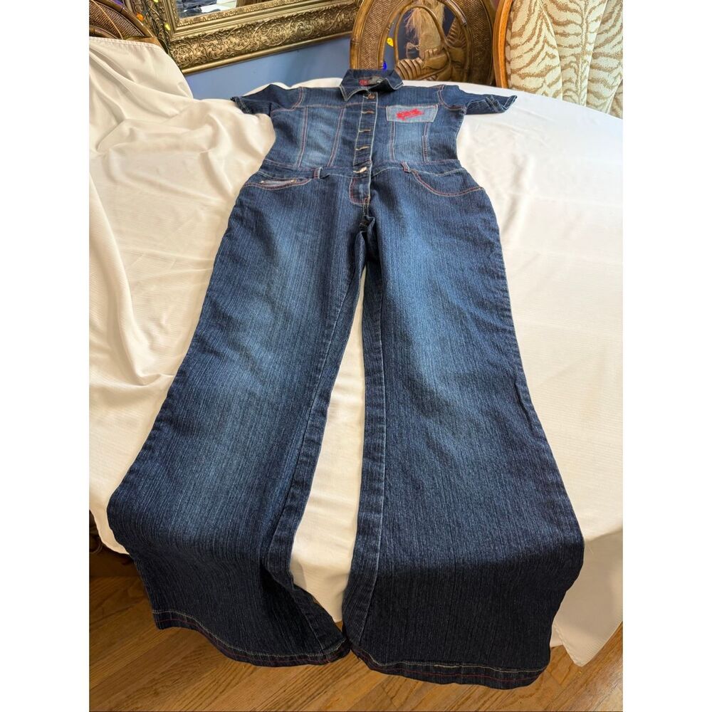NEESO Denim Y2K Denim Jumpsuit Juniors Size 13